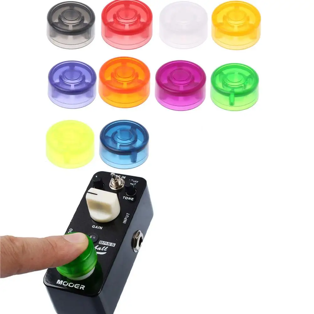 

Footswitch Topper Colorful Plastic Bumpers Protector For Guitar Effect Pedal