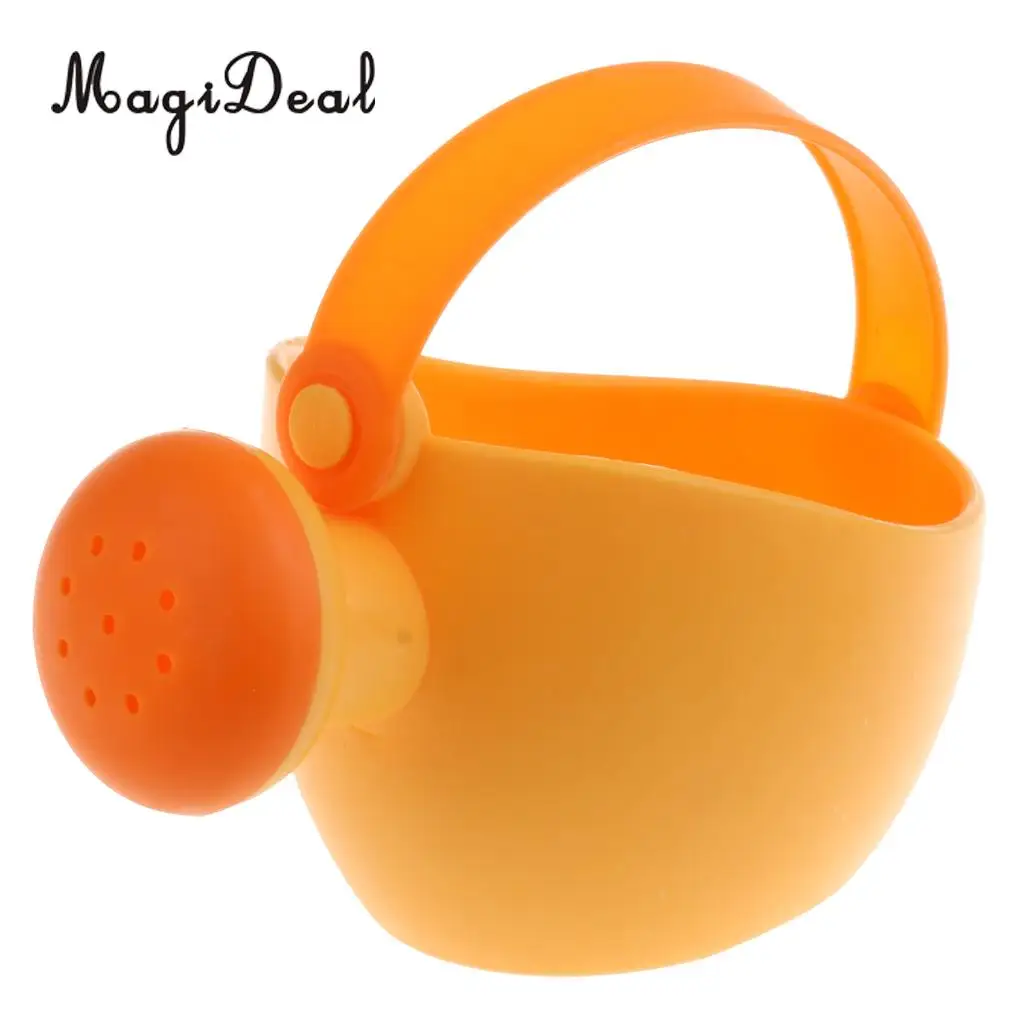 MagiDeal Silica Gel Watering Can Garden Tool Outdoor Toys for Kids Baby Bath Bathroom Beach Sand Pretend Play Game Props Gifts