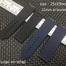 Аксессуары для часов, силиконовый ремешок для Hublot, мужской ремешок для часов 25*19 мм, 22 мм, ремень с пряжкой, мужской ремень от ведущего бренда, ремешок для часов, серия Fusion