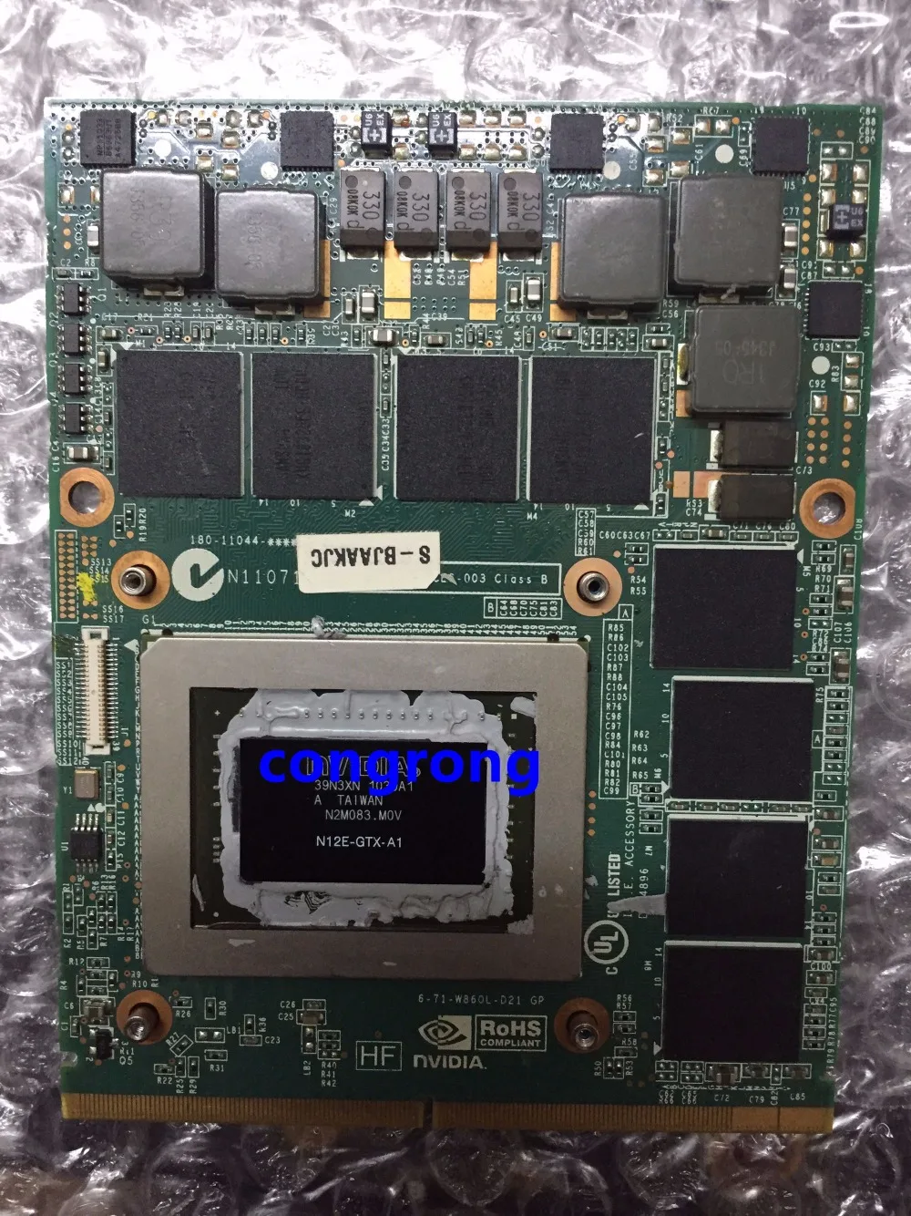 Видеокарта GTX 580M GTX580M 2 ГБ GDDR5 MXM 3.0B для игрового ноутбука Alienware M17x R2 R3 R4 | Компьютеры