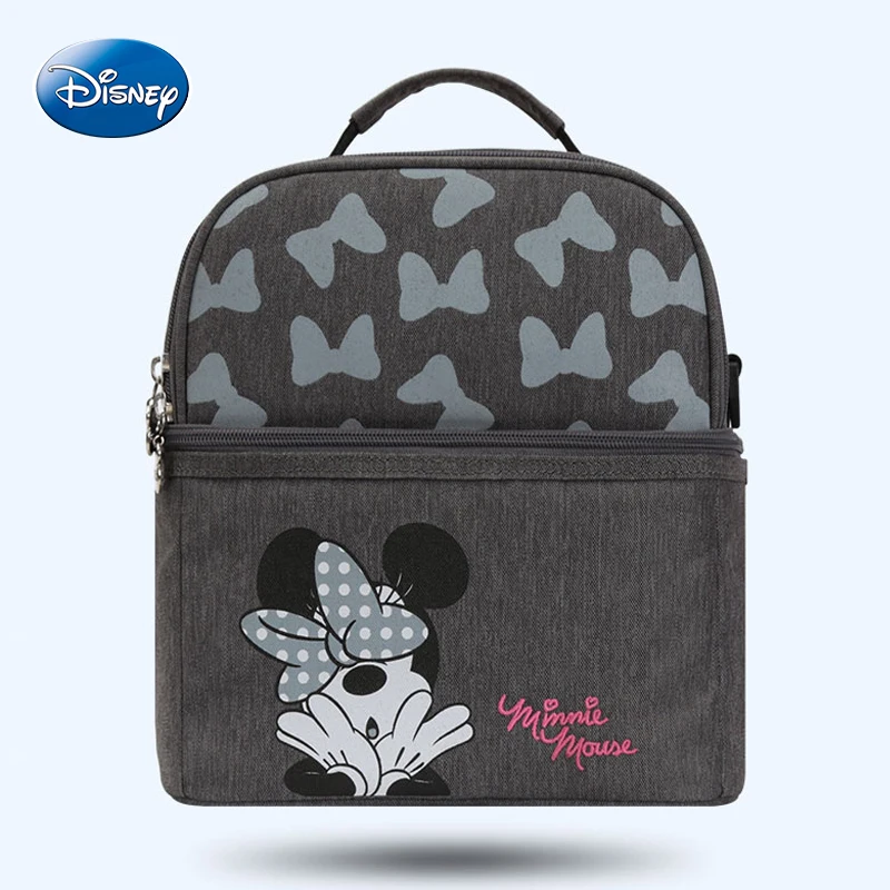 

Disney Brand Mummy Bag Milk Food Storage Thermal Bags Baby Feeding Bottle Thermal Keeps Drinks Cool Backpack Travel Backpack
