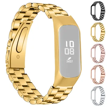 

2019 Bracelet Stainless Steel Wristbands Replace For Samsung Galaxy Fit-E Metal Strap With Screen Protector Films #Y8