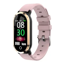 New Smart wristbands watchs color screen touch waterproof heart rate blood pressure monitoring health data analysis and storage machine vibration analysis and health monitoring