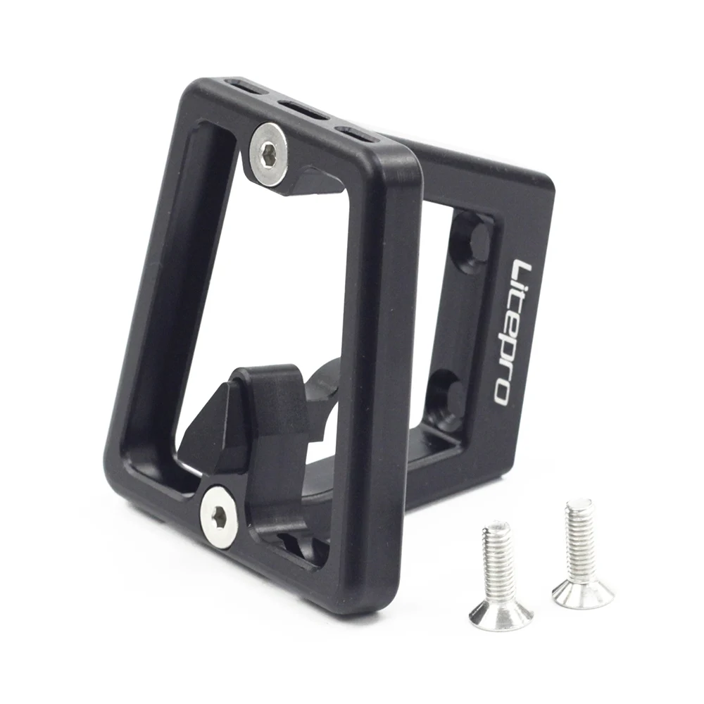 Top Litepro 7075 Bicycle S Bag Frame Front Carrier Block Bracket Bag Racks For Brompton Folding Bike Accessories 1 Top Litepro 7075 Bicycle S Bag Frame Front Carrier Block Bracket Bag Racks For Brompton Folding Bike Accessories 1