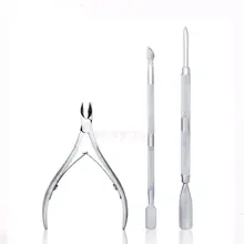 1 комплект Нержавеющая сталь ногтей щипчики для кутикул инструмент для удаления Маникюрные щипчики Cut Набор для дизайна ногтей инструменты для маникюра