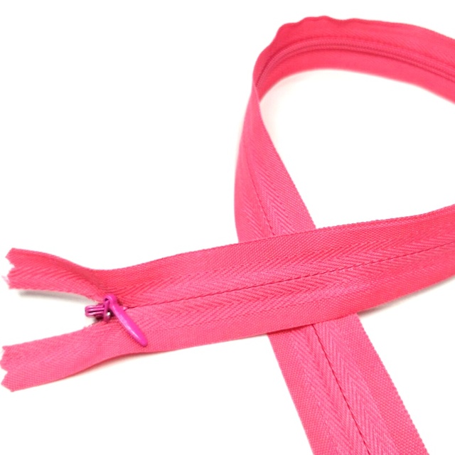 2pcs 50CM 3# Invisible Close-End Nylon Zippers Bags Garment Home Textile Sewing Accessories
