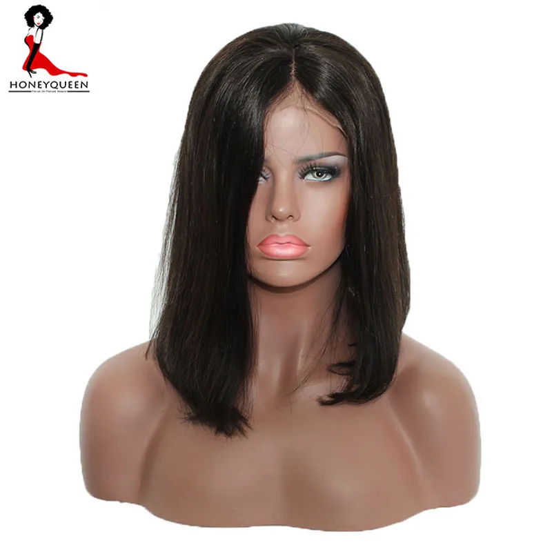 250 Density Lace Front font b Human b font font b Hair b font Bob Wigs
