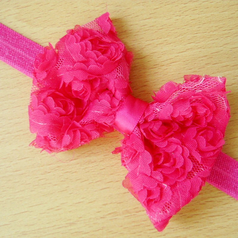 Headband For Girl 2019 Baby Girl Headbands Summer 10 PCS Baby Girls Elastic Bow Flower Hairband Photography Prop Band V16% (11)