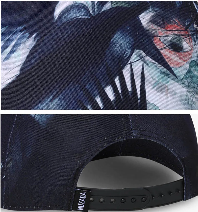 Women Men 3D Printing Baseball Cap Unisex Flat Hop Hip Snapback Caps Fashion Boys Girls Urban Personality Adjustable Hat CP0029 (14)