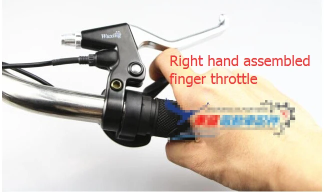 Универсальная левая/правая дроссельная заслонка EVfitting Wuxing 108X e bike|handle carbon|handle