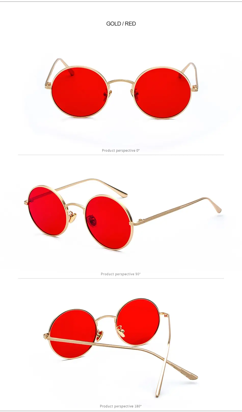 SPLOV Vintage Men Sunglasses Women Retro Punk Style Round Metal Frame Colorful Lens Sun Glasses Fashion Eyewear Gafas sol mujer coach sunglasses