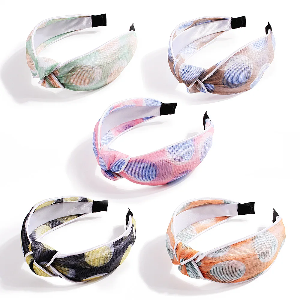 

1Pc Candy Colored Cute Print Flower Headwear Headband Scarf Headband Hair Band Accessories accesorios para el cabello