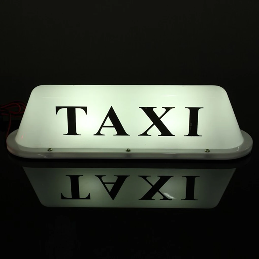 

Car Truck Taxi Cab Sign Roof Dome LED Light Lamp Shell Magnetic Base Cigarette Lighter 12V