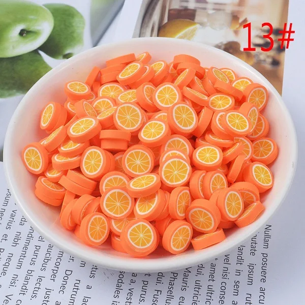 Slime accessories Clay Sprinkles decoration For Slime Filler DIY slimeSupplies Fake chocolate Cake Dessert Mud Particles Toy 200pcs 9