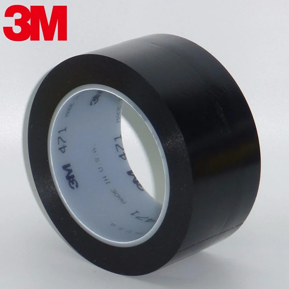 3M471 floor tape 108ft Ground PVC Warning isolation Crossed Positioning 5S logo Partition Zebra color waterproof | Обустройство дома