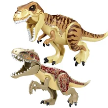 10 шт./лот мир Юрского периода 2 динозавр конструктор тираннозавр динозавр фигурка кирпичики игрушки подарок