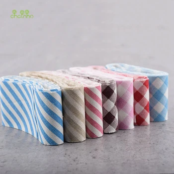 

Chainho,7 Piece/Lot,100% Cotton Linen Strips Fabric/Linen ribbon for Wrapping Fabric Edge,7 Yard/Lot,the Width is 4cm,BB011-7