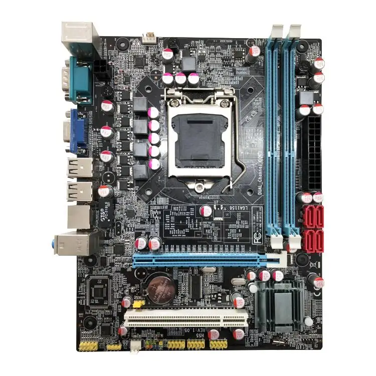 Новая материнская плата H55 LGA1156 для компьютера DDR3 поддерживает Процессор I3 I5 I7
