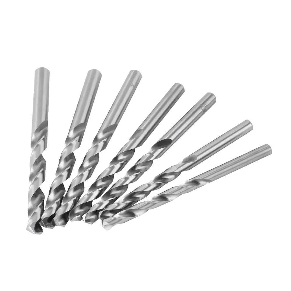 

HSS Drill Bit for Metal Drilling 1.0 ~ 8.0 mm Round Shank 10 Pieces Pack KSEIBI