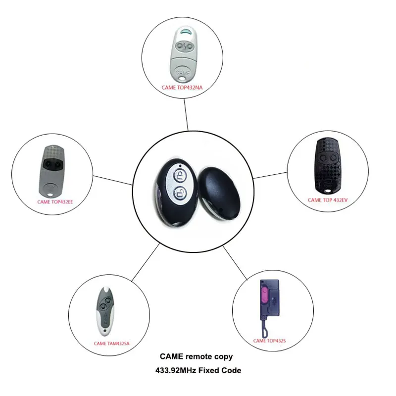 

CAME TOP432NA handsender transmitter replace, copy from your existing remote