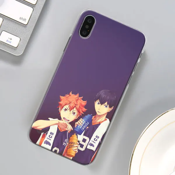 Аниме Haikyuu чехол для телефона для Apple iPhone X XR 7 8 Plus 6 6s Plus XS MAX 11 Pro Max SE чехол для телефона Coque - Цвет: 04