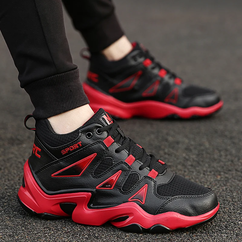 Los hombres zapatos de Baloncesto Zapatillas deportivas al aire libre Zapatos Hombre hombres Baloncesto tobillo Zapatillas Baloncesto Venta caliente