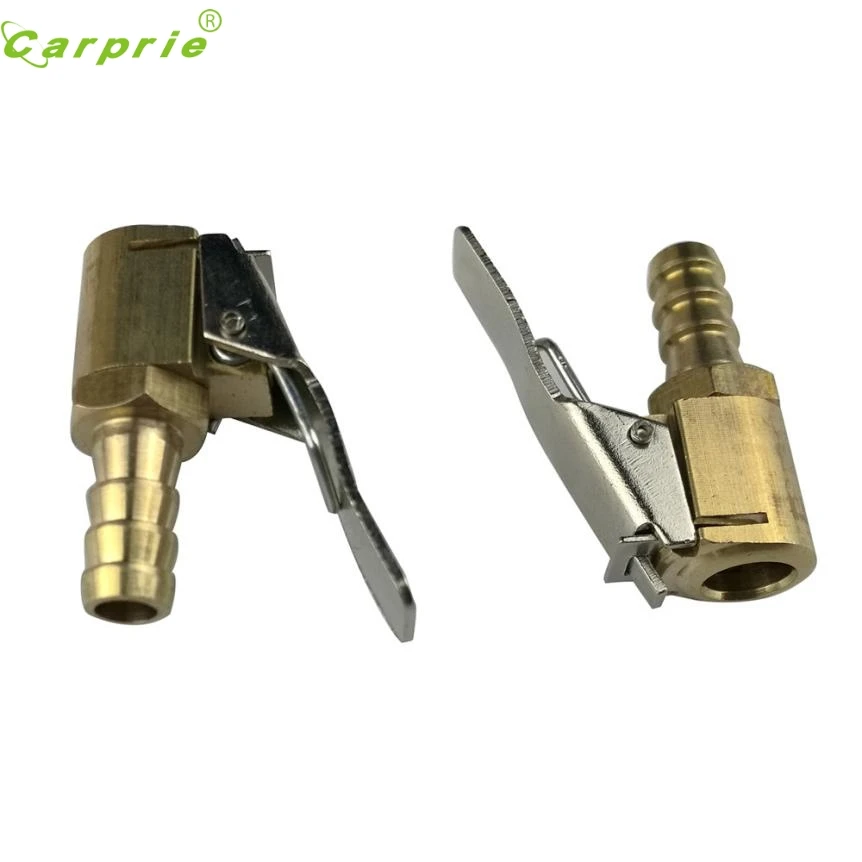 New Arrival 2PCS Inflator Valve Connector Brass Tire Valve Air Pump 8mm Auto Car Truck Tire or28