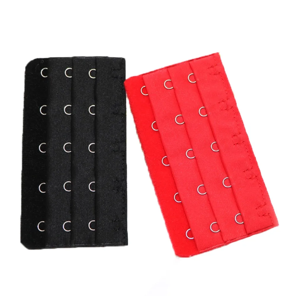 

3 Rows 5 Hooks Bra Extender Women Extension Clip On Strap Adjustable Bra Clasp Bra Lengthened Buckle Hooks