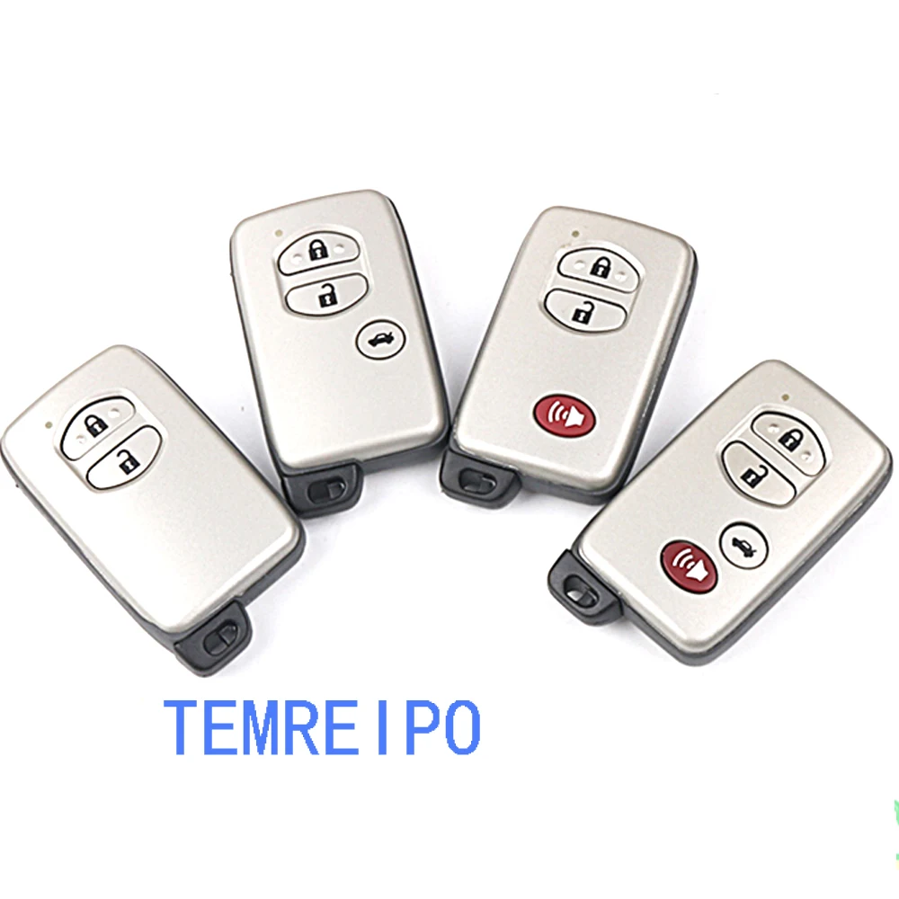 

10pcs/lot Key Shell For Toyota Aurion Avalon Landcruiser Camry Highlander RAV4 Smart Key Remote Key Case