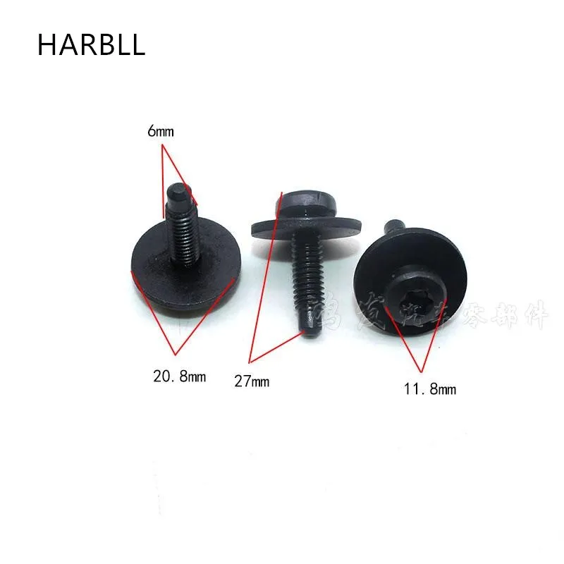 Harbll 10 шт. авто двигатель саморез-нить Fender-крыло карты | Автомобили и мотоциклы