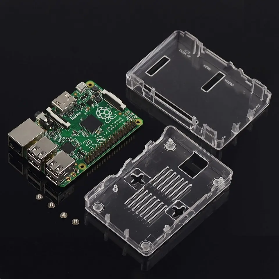 Raspberry Pi 3 Model B чехол Чехол Tranparent ABS корпус Корпус для Raspberry Pi 3/2