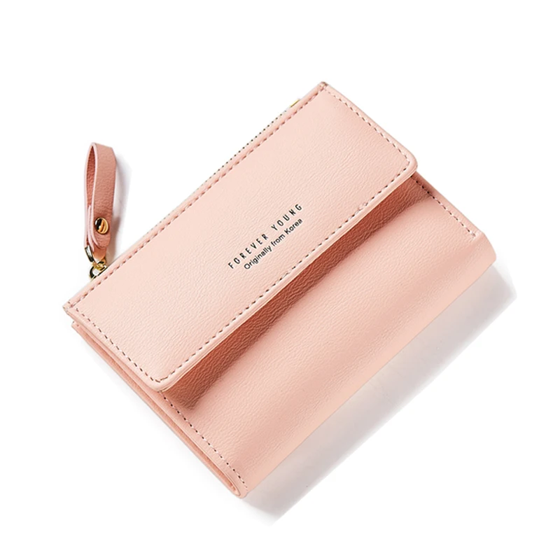 Baellerry Ladies Purse Top Leather Mini Envelope Wallet Women Wallet