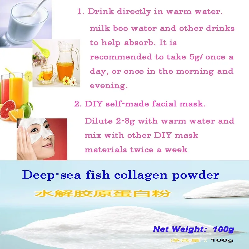 

Skin Whitening Supplement, Collagen Powder Anti-Aging Face Care