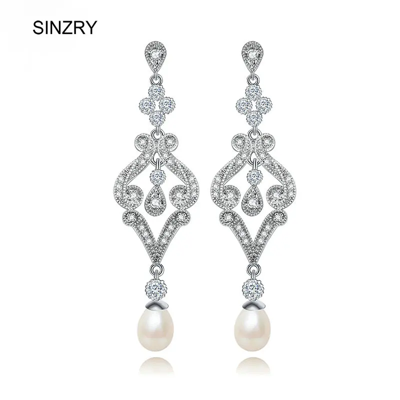 2015 Brand New Aaa Grade Cubic Zircon Micro Setting Cz Pearl Long