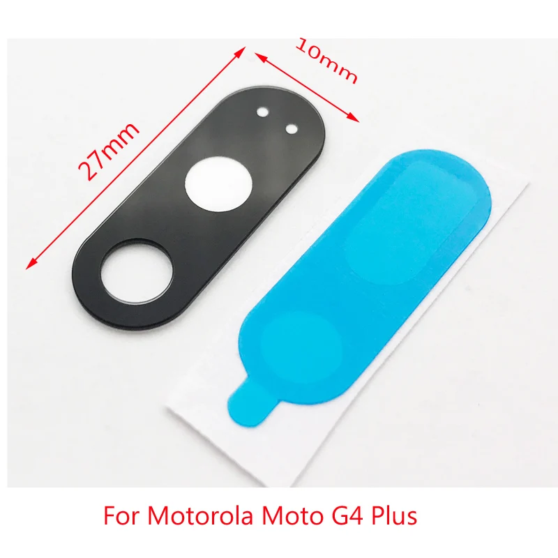 Новая задняя крышка для Камера Стекло объектив для Motorola Moto G4 Plus G5 G5S G6 плюс Z2 играть Z2 силы X4 Замена