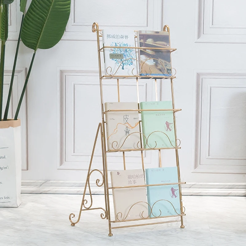 

Office newspaper rack Living room magazine display rack