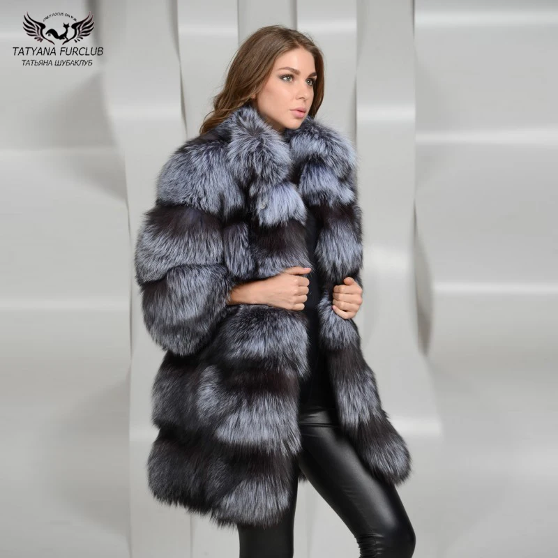 Женские куртки с натуральным мехом Tatyana Furclub зимняя верхняя одежда воротником