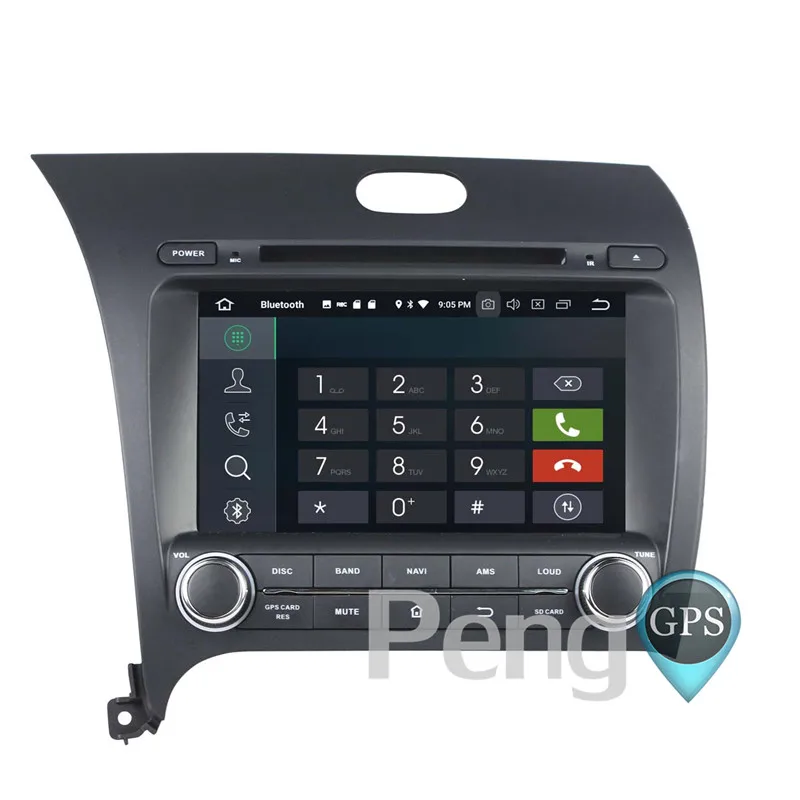 Excellent 2 Din Android 8.0 Car CD DVD Player 8Core GPS Navigation for kia Cerato K3 Forte 2013-2017 Stereo 1080P HD Screen Autoradio 1