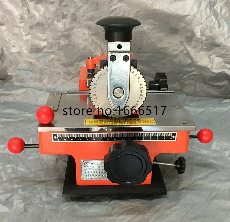 

Semi-automatic sheet embosser metal stamping printer marking machine label 4mm High quality NE