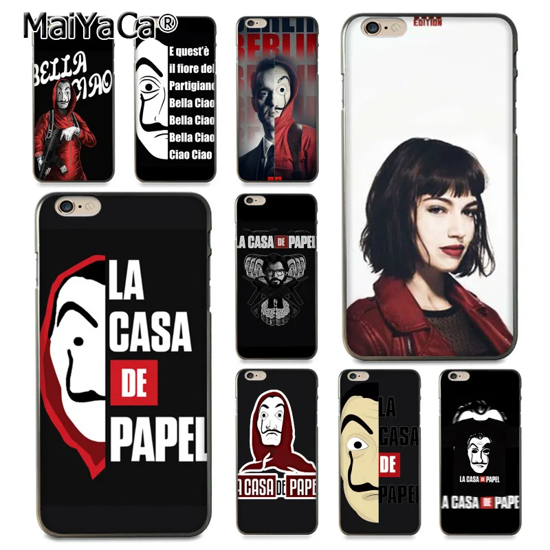 

MaiYaCa B-zla3224 la casa de papel TV Fun Dynamic phone case for iPhone 8 7 6 6S Plus X 10 5 5S SE 11pro max case Coque