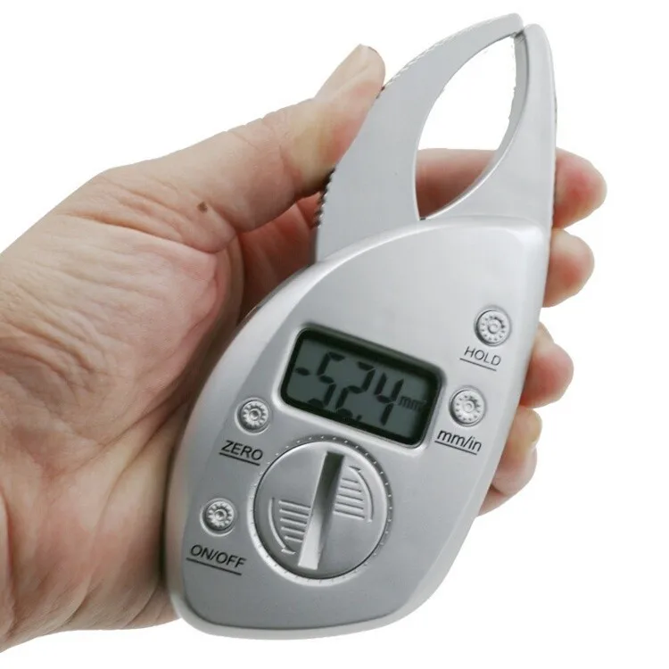 steel hardness tester Digital body fat caliper skinfold caliper LCD display Body Fat Caliper Fold Analyzer Measurement Thickness caliper personalized tape measure