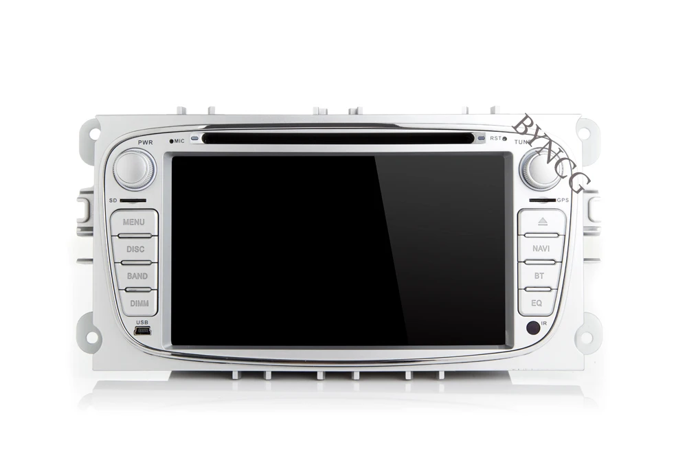 Perfect BYNCG 2din Android 8.1 Quad Core Car DVD Player GPS Navi 2G ROM for Ford Focus 2008-2011 Mondeo Galaxy with Audio Radio 16-32GB 2