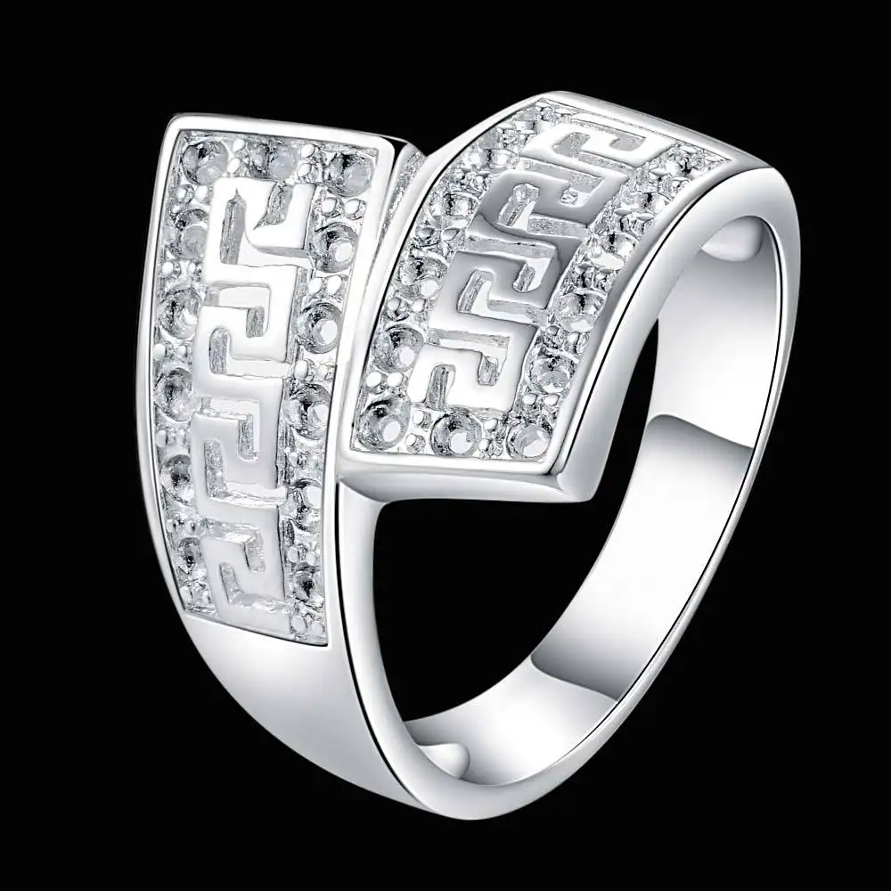 silver ring for men fashion 925 vintage costume jewelry rings