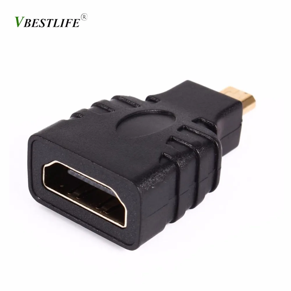 

Micro HDMI Male to HDMI Female Converter Gold Plated Adapter Adapter for Xbox 360 for PS3 HDTV HDMI Cable Extension Connector