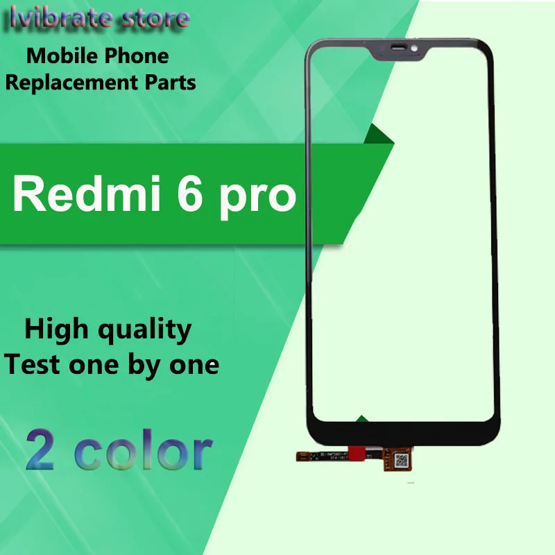 Для xiaomi redmi 6 pro LCD Передний сенсорный экран дигитайзер Внешний стеклянный