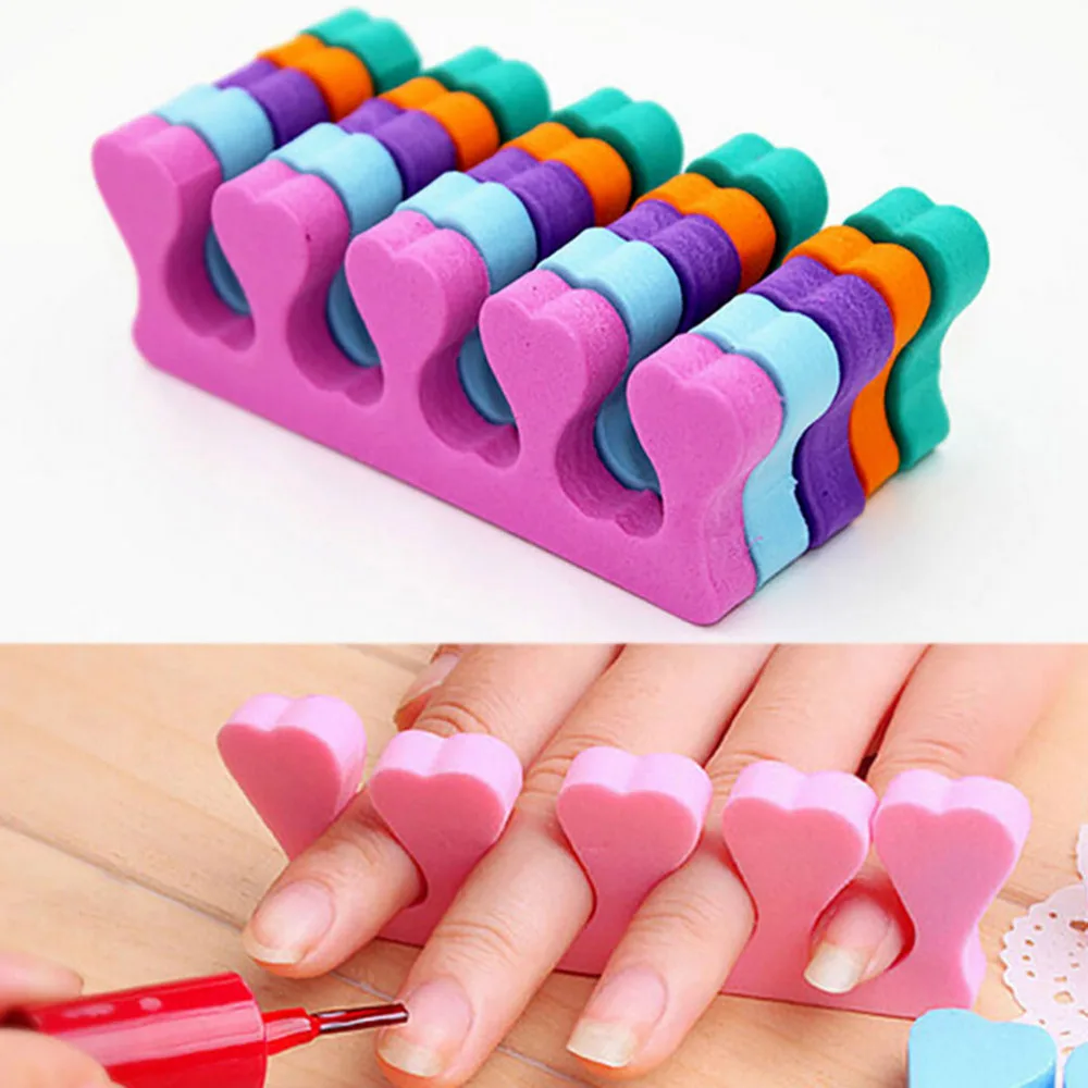 Buy Soft Foam Sponge Toe Separators Popular Finger Separator Dividers Nail Art