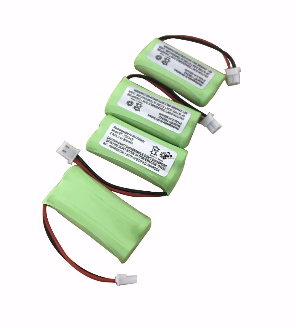 4pc BT 166342 2.4V 800mAh Ni MH Rechargeable Battery pack inner cell