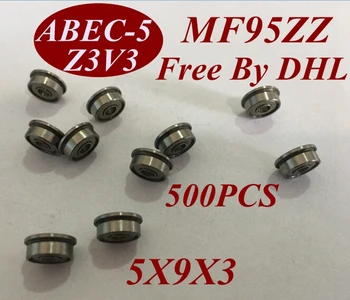 

500Pcs MF95Z MF95ZZ MF95 ZZ MF95-Z MF95-ZZ 5X9X3 MM 5*9*3 MM Miniature roller shaft motor deep groove Ball Bearing tools