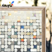 0.3mm 3d Static Cling Dazz Pvc Heat Insulation Opaque Explosion-proof Glass Films No-glue Decorative Sticker Window Film