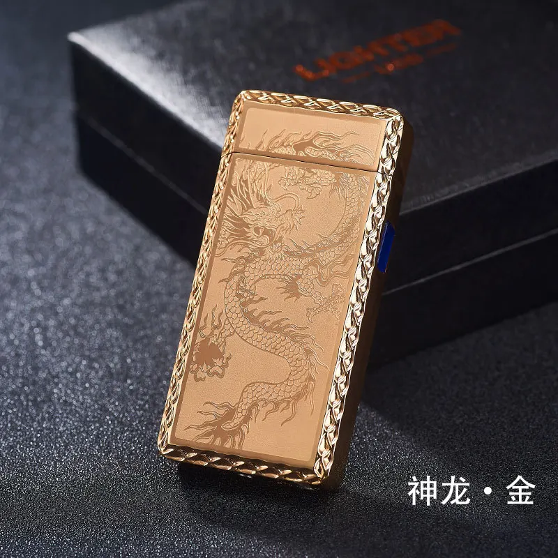 Электрическая зажигалка с двойной дугой Dragon usb зарядкой электрическая